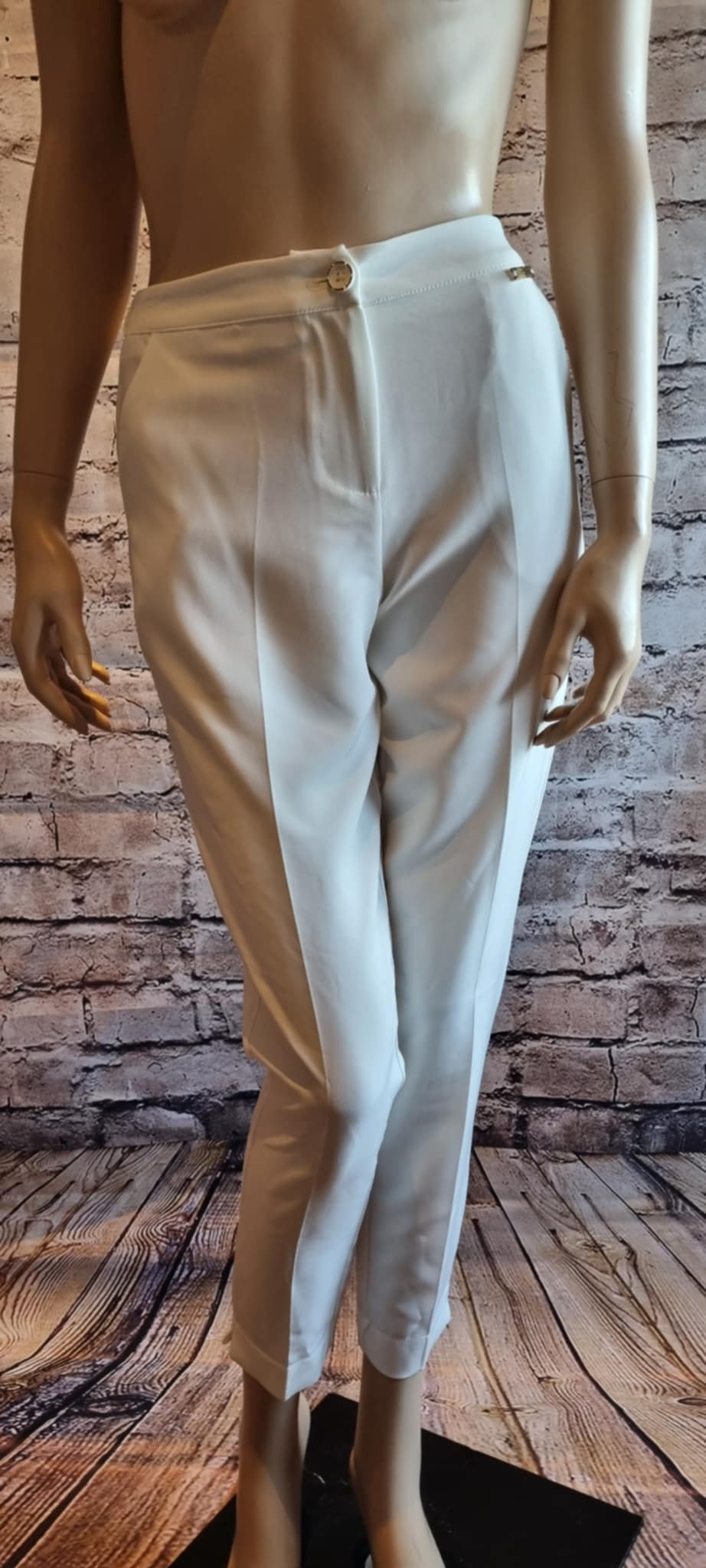 White Prestige Trousers