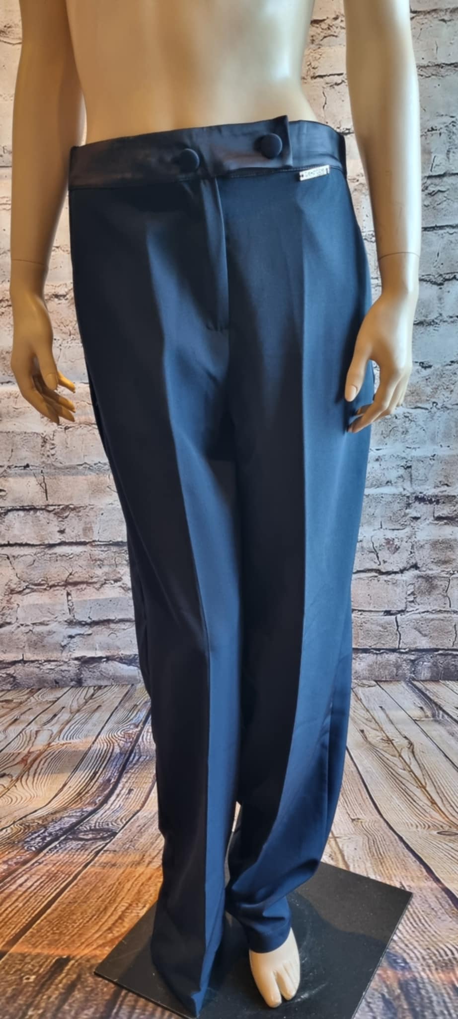 Navy Tailored Trousers