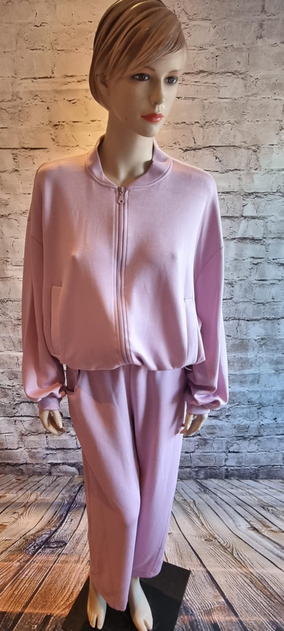 Powder Pink Tracksuit Set