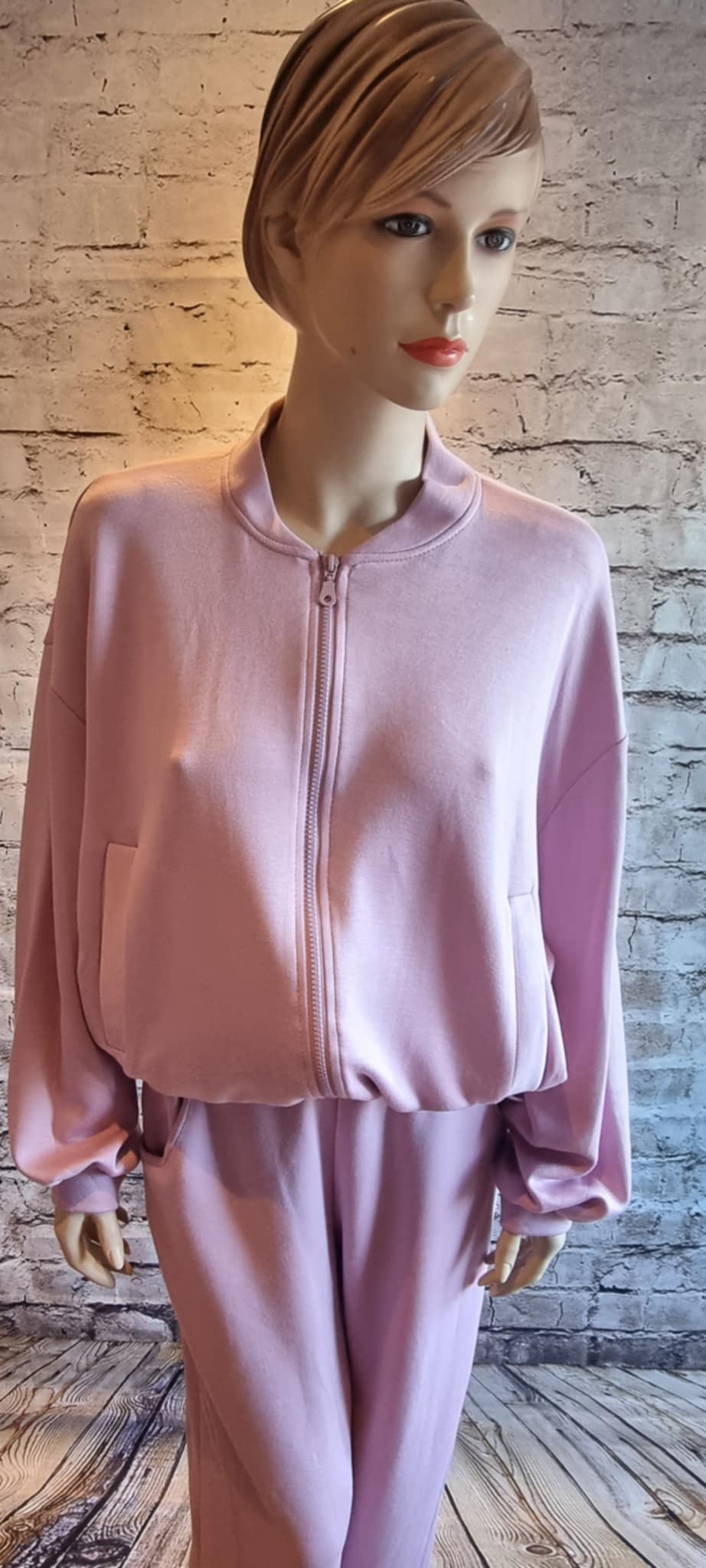 Powder Pink Tracksuit Set - Image 3