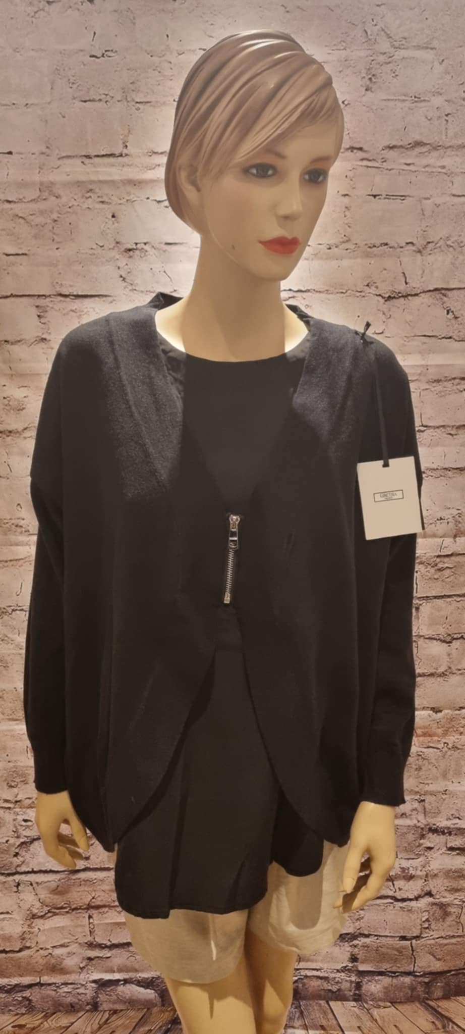 Divina Black Sweater